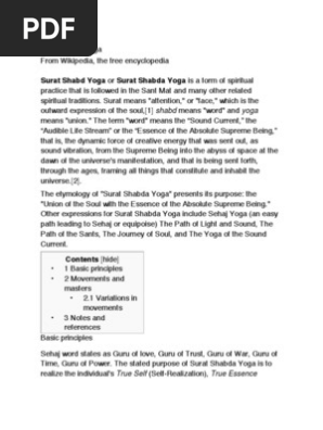 The Yoga Of Soundpdf New Age Religious Faiths - 