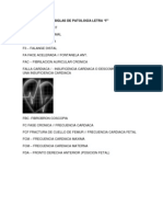 Siglas de Patología Letra