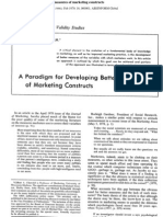 A Paradigm For Developing Better Measures of Marketing - Churchill 1979