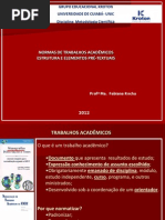 Estrutura de trabalhos acadêmicos