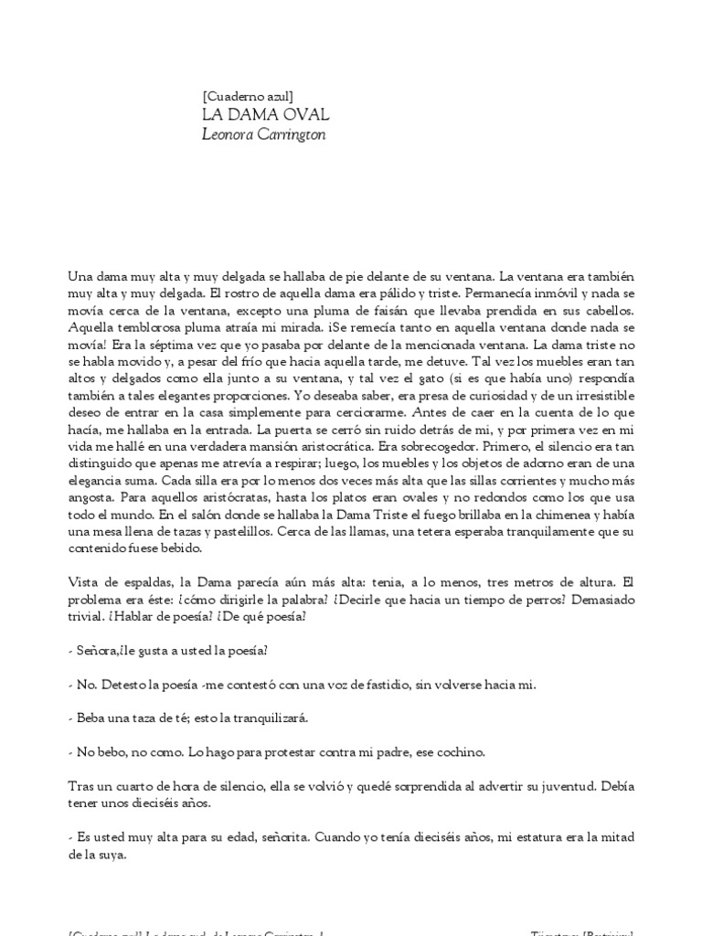 Leonora Carrington La dama oval.pdf