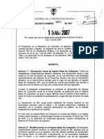 Decreto 3085 15-08-2007