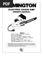 Download Remington Chainsaw Model 100015 - Manual by PSavlaX SN155160453 doc pdf