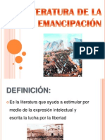 Literatura de La Emancipacion