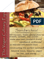Vegan Culinary Experience (Sandwich Edition)