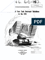 Combat Studies, Employment of TD Battalions in The ETO