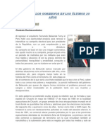 Análisis de Los Gobiernos en Los Últimos 30 Años