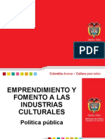 Emprendimiento Cultural