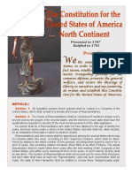 US Constitution Article I Summary