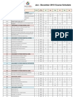 course schedule jul - dec 2013 sheq asat19jul