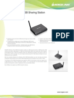 Wireless 4-Port USB Sharing Station: GUWIP204