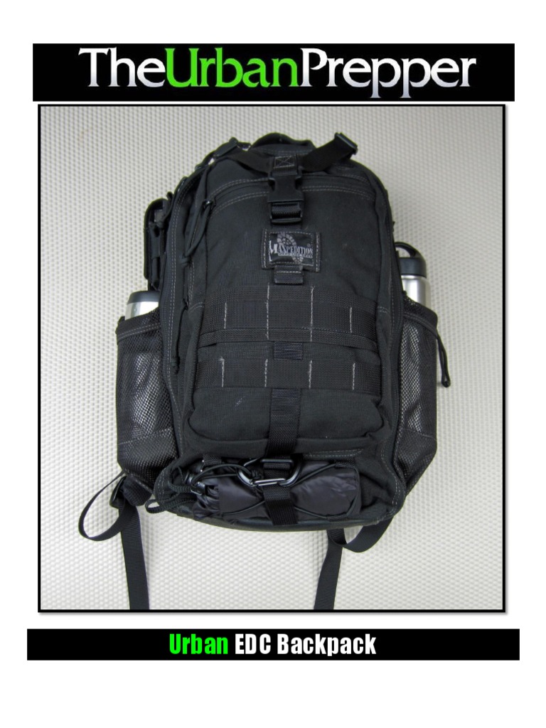 Urban EDC Backpack TheUrbanPrepper Backpack Secure Digital