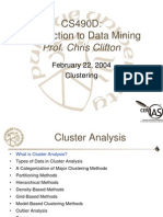 CS490D: Introduction To Data Mining: Prof. Chris Clifton