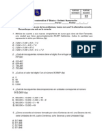 Prueba Unidad Numeracion