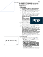Can Communication System: Precaution