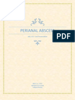 Perianal Abscess: July 2013 Case Presentation