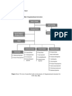 1.1 Organization Chart: CSC Sdn. BHD