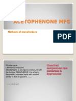 Acetophenone MFG: Methods of Manufacture