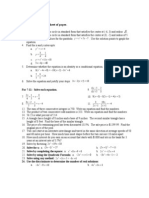 Algebra 2/trig A Chapter 1.1 To 1.4 Review #1 Show Your On A Separate Sheet of Paper