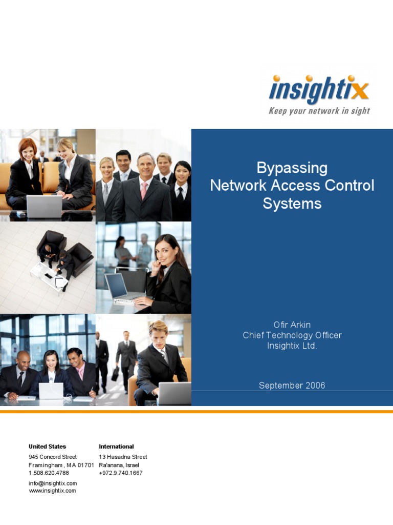 Bypassing Network Access Control PDF Proxy Server Computer Network