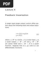 Feedback Linearisation: N N N N N N