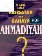 Dimana Letak Kesesatan Dan Bahaya Ahmadiyah-r. Ahmad Anwar