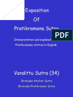 8 Explanation Pratikramana :VANDITTU SUTRA