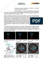 DME ARC Intercepting and Maintaining Standard VOR Arcs