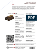 SmartBus G4 Sb-dim2c6a-Dn ( Data Sheet) v2