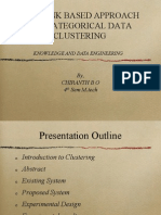 New link based approach for categorical data clustering