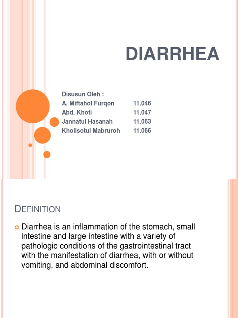 diarrhea | diarrhea | dehydration