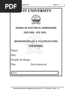 Microcontroller Record 8051