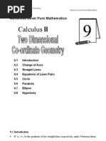 Two Dimensional Co-Ordinate Geometry