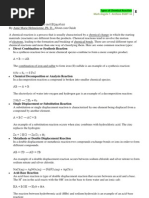 Types of Chemical Reaction Worksheet Practice Answers