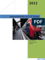 Amendments in LLP Rules