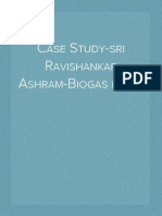Case Study-sri Ravishankar Ashram-Biogas plant