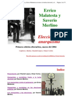 Errico Malatesta y Saverio Merlino - Elecciones y Anarquismo