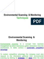 Environmental-scanning and Monitaring