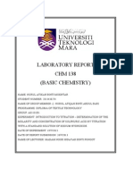 Front Cover Lab Chm 138