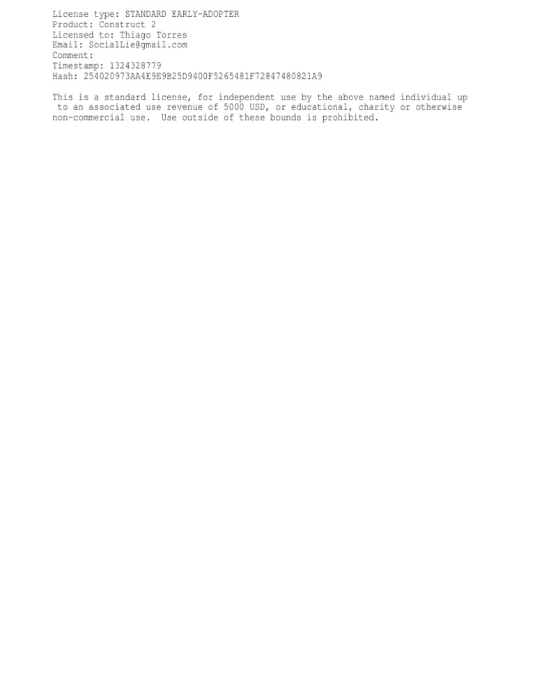 C 2 License | PDF | Business | Finance & Money Management