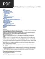 Lawful Interception For 3GPP - Cisco Service Independent Intercept in The GGSN - Cisco Systems