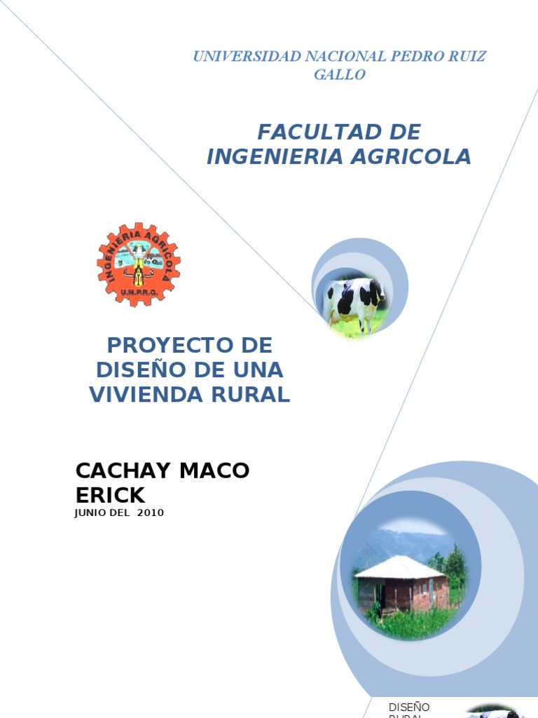 Diseño de Proyecto de Vivienda Rural | PDF | Clima | Diseño