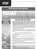 Prova Ibama Tec Adm