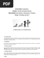 TAREA PSICOMOTRICIDAD