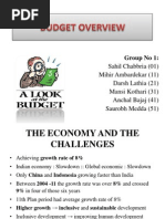 BUDGET OVERVIEW 2013