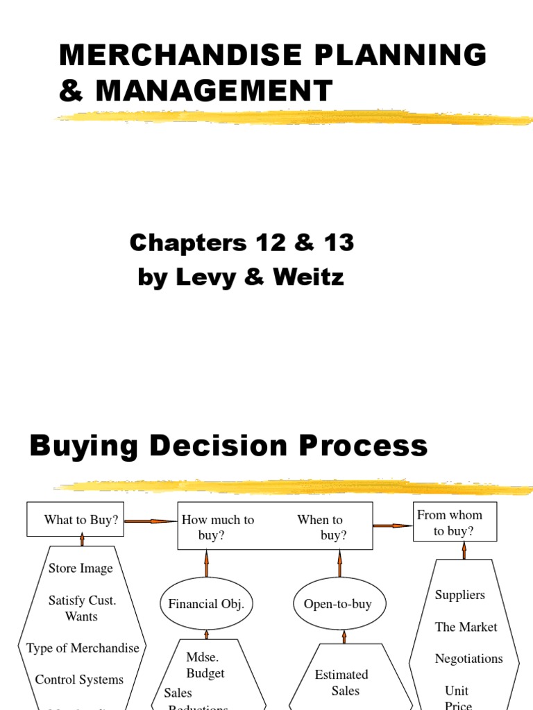 Merchandise Planning PDF