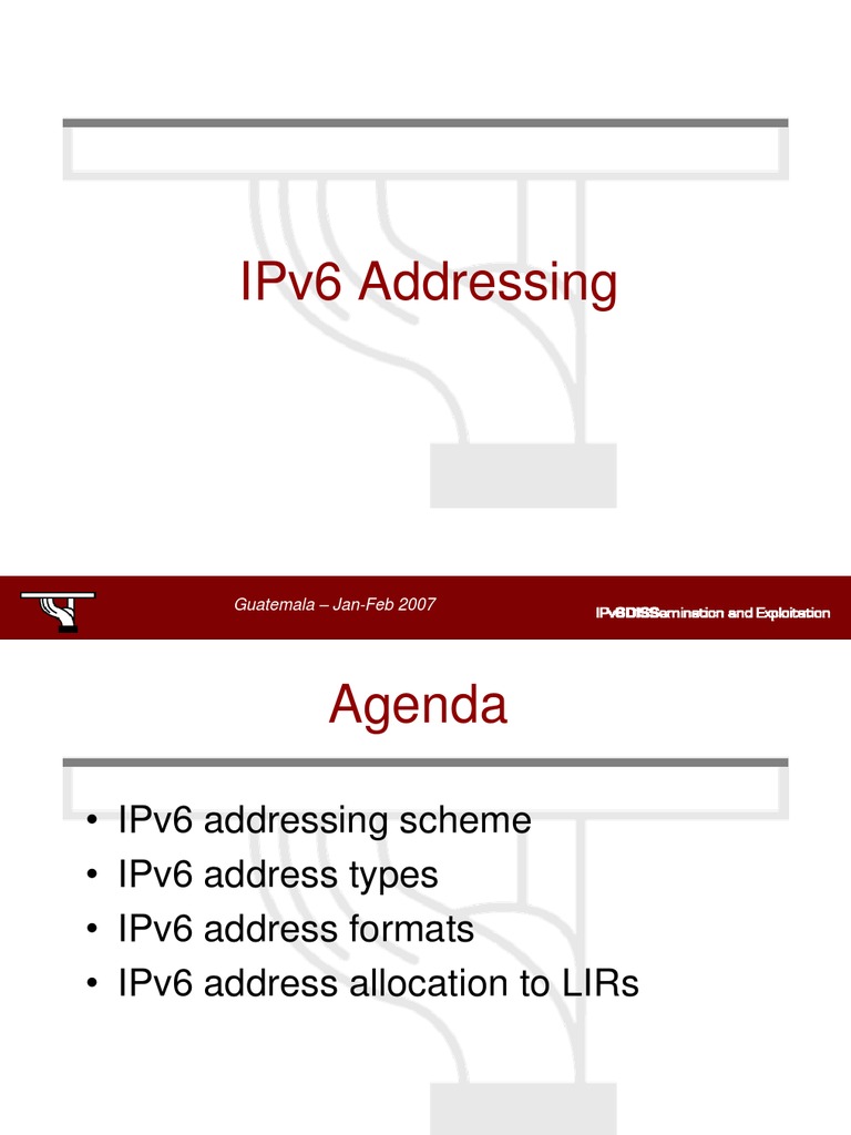 IPv6 Addressing Overview for Guatemala | PDF | I Pv6 | Wide Area Network