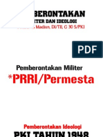 Pemberontakan Militer Dan Ideologi Di Indonesia