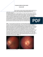 Toxoplasma Papillitis Neuroretinitis