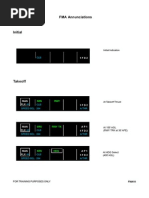 A320 EFIS FMA Annunciations